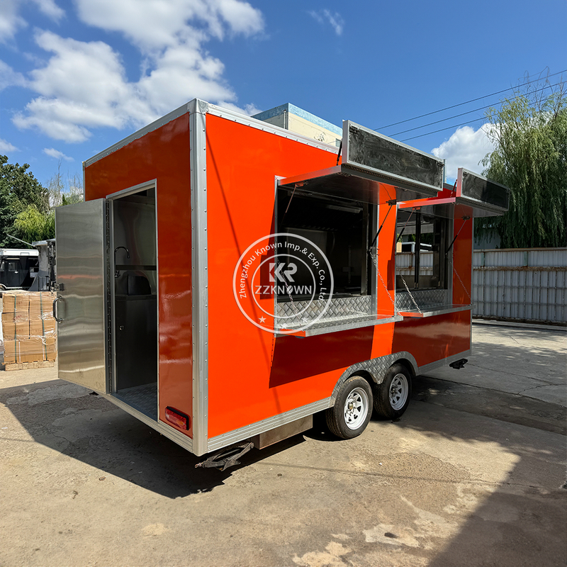 Customizable Food Truck for Catering And Events - 4.5m Model with Unique Bright Colors, Ready To Help You Stand Out in The Market!