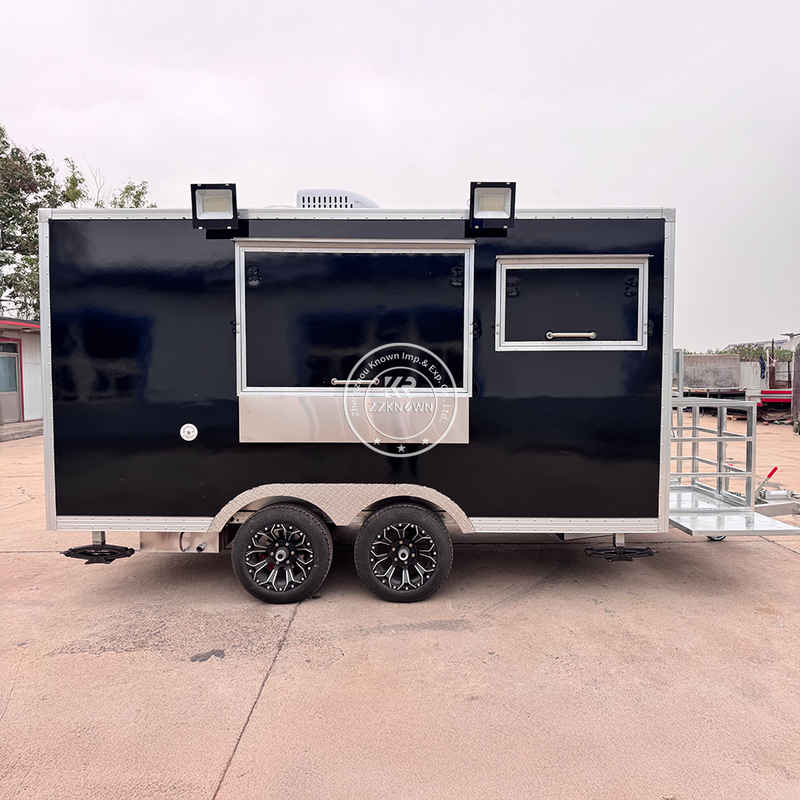Custom 4.1m Food Trailer with Full Stainless Interior – Mobile Kitchen by ZZKNOWN