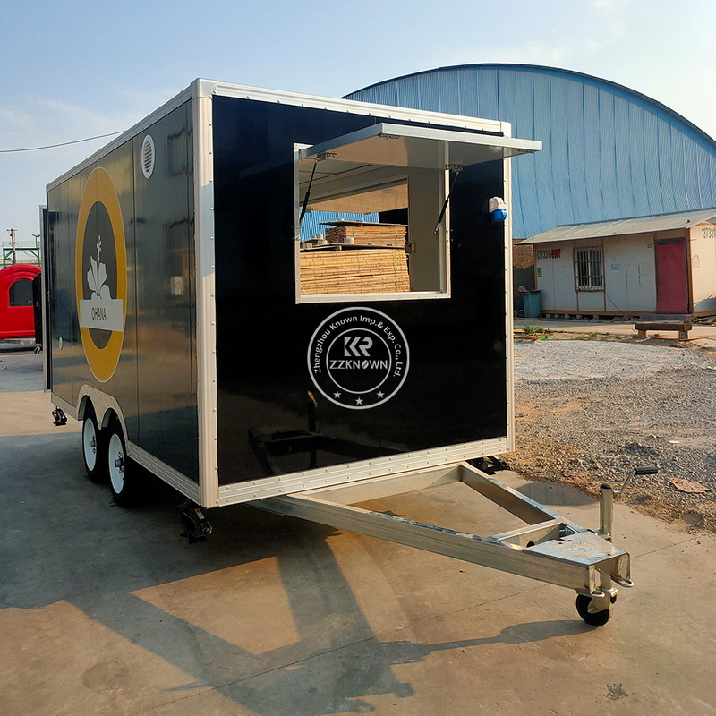 Mobile Fast Food Trailer for Burger, French Fry, Hot Dog | 13ft Food Trailer Manufacturer
