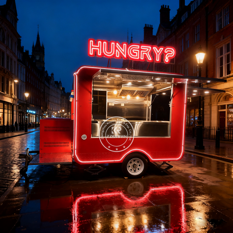 Custom Food Trailer Mobile Kitchen | DOT VIN CE Certified Manufacturer