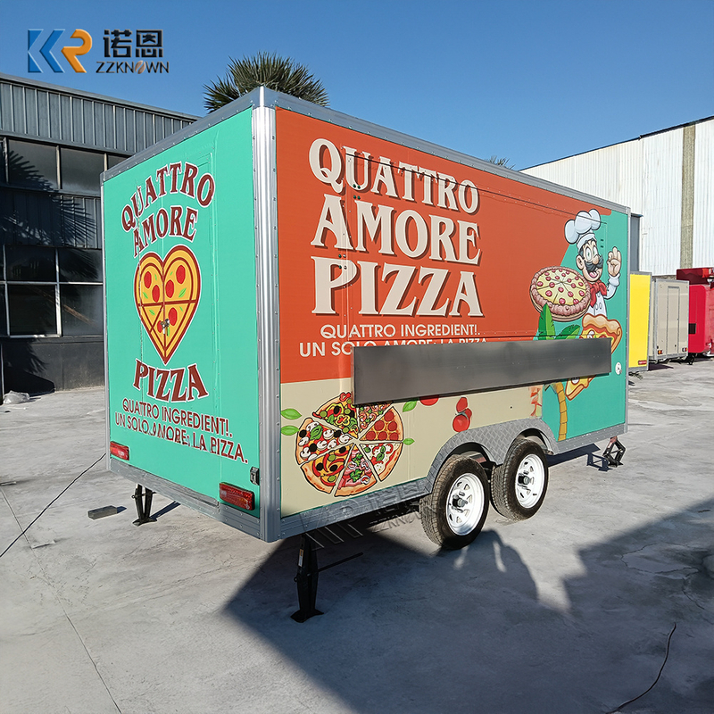 4M Commercial Pizza Food Trailer Mobile Pizza Kitchen