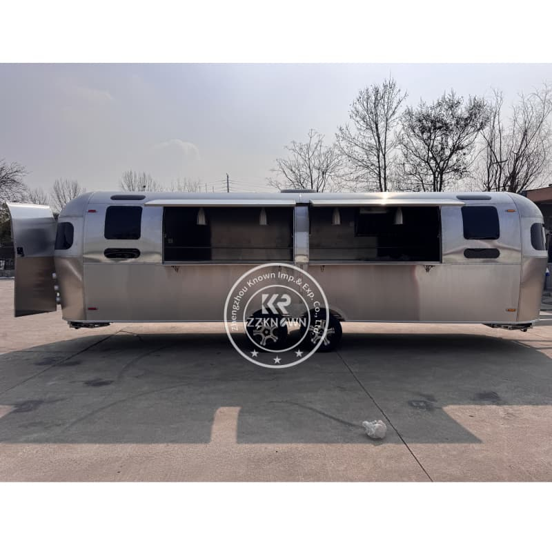 ZZKNOWN Multifunction Airstream Food Trailer - A Case Study in Custom Mobile Kitchen Excellence