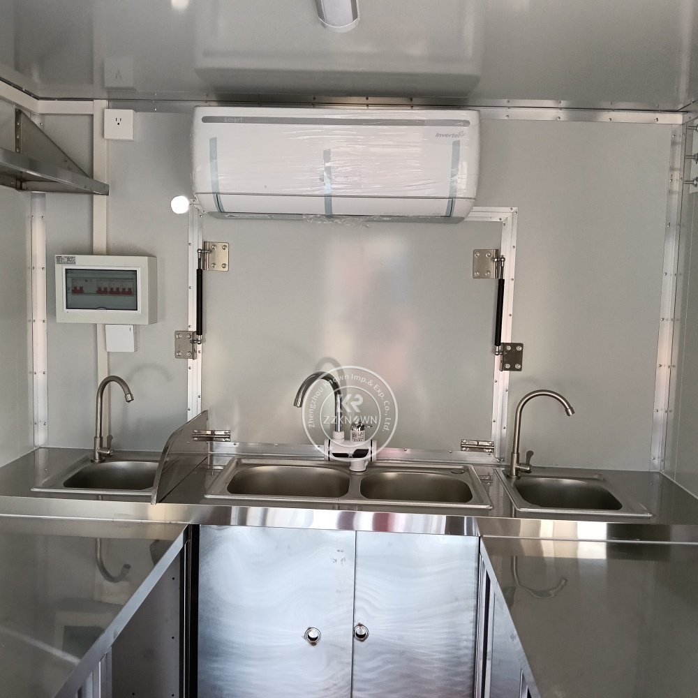 cafe trailer arrives inspection-ready