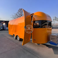 ZZKNOWN 2025 Premium Airstream Food Trailer – 5.7m Customizable Mobile Kitchen food truck
