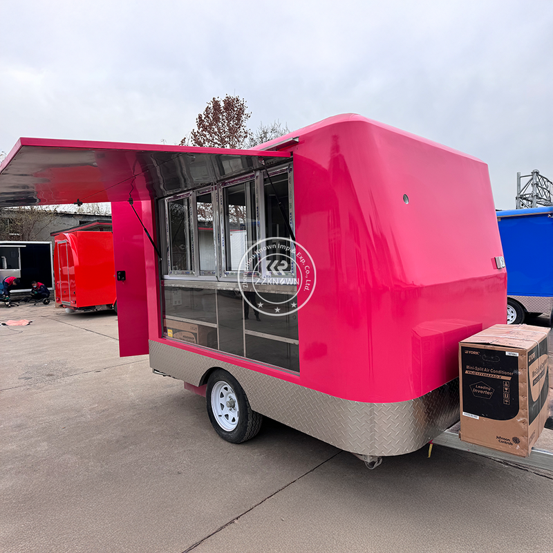 High-Visibility Custom Mobile Kitchen New Design Mobile Food Truck Trailer
