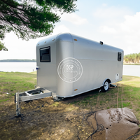 High Quality And Cheap Price Tiny House Small Trailer Camper Aluminum Campervan Trailer