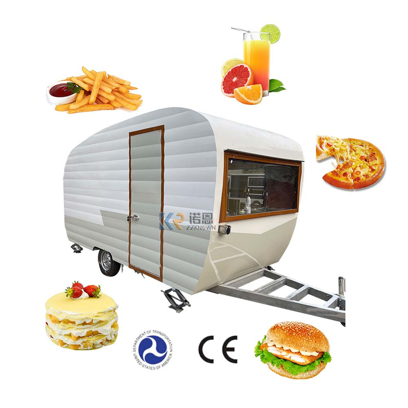 KN-YX-400W Ice Cream Food Trailer Cart Mobile Kiosk Concession Food cart Food Truck With Full Kitchen