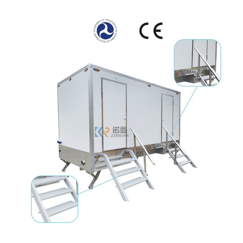 Custom Cheap Price Luxury Portable Bathroom Mobile Restroom Trailers Shower Toilet Trailer 