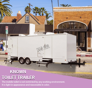 Mobile Public Wheelchair-accessible Handicapped Restroom Toilet Trailer Portable Toilets for Sale