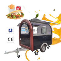 Mobile Food Kiosk Sushi Coffe Hot Dog Beer Catering Trailer Food Van Concession Trailer For Sale