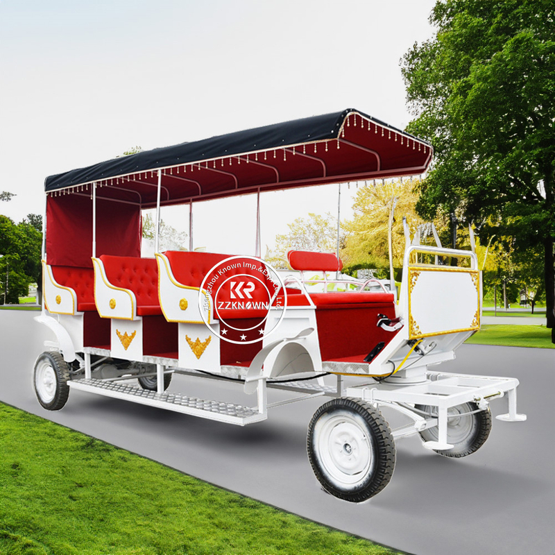 Top Quality European Style Sightseeing Carriage Royal Wedding Horse And Carriage For Tourist Area