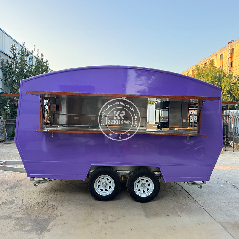 13ft Customized Catering Van with Cooking Equipment Commercial food Truck trailer mobile dining car food trailers