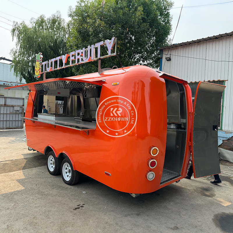 16.4 Commercial Food Van Concession Street Mobile Food Truck Cart Fast Food Trailer for Sale Usa Europe Australia