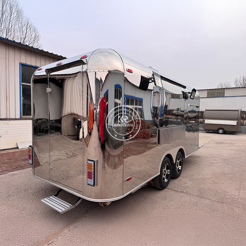 High-End 4.9M Airstream Food Trailer Manufacturer – Customizable Mobile Kitchen Solutions for Global Markets
