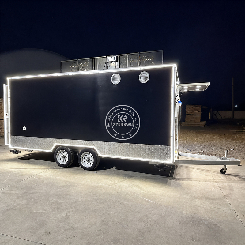 5M Hong Kong Style Food Trailer for Sale | Fully Equipped Mobile Kitchen UK