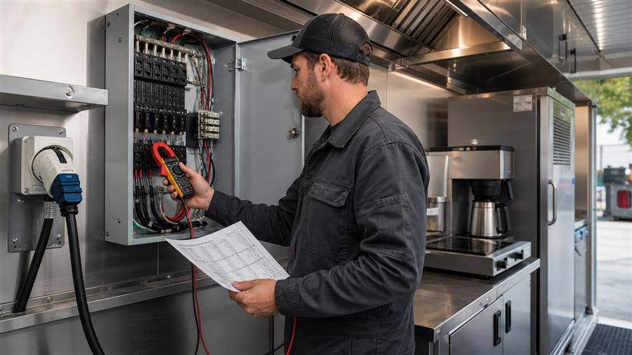 How Do You Calculate Food Trailer Electrical Load? Amps, Watts, Circuits and Shore Power