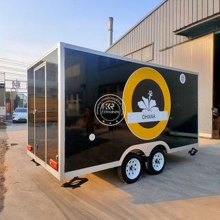 Mobile Fast Food Trailer for Burger, French Fry, Hot Dog | 13ft Food Trailer Manufacturer