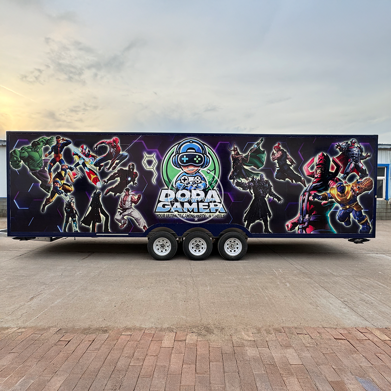 Custom Gaming Trailer – Mobile Party Video Gaming Trailer for Sale
