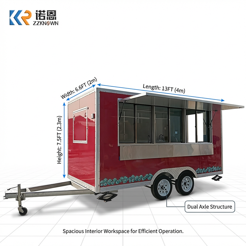 4M Custom Mobile Lemonade Trailer – Professional Beverage Trailer for Outdoor Drink Business