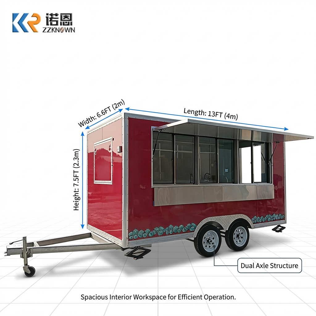4M Custom Mobile Lemonade Trailer – Professional Beverage Trailer for Outdoor Drink Business