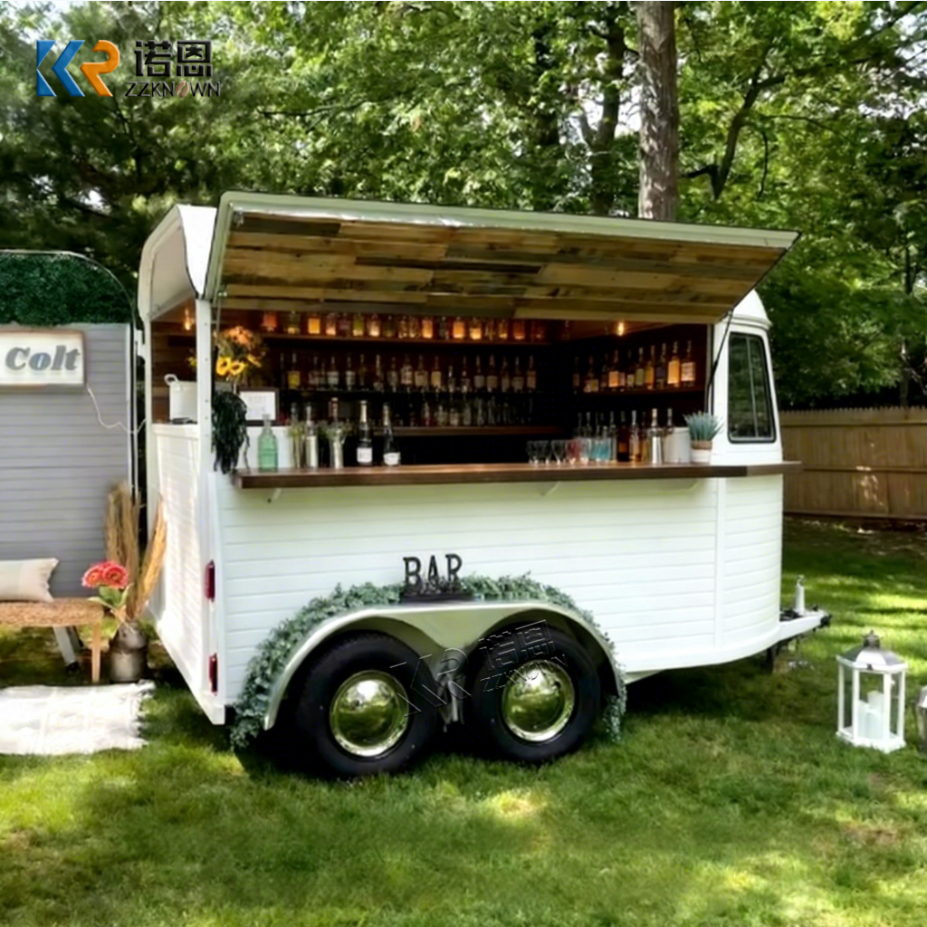 Vintage Style Beverage Trailer