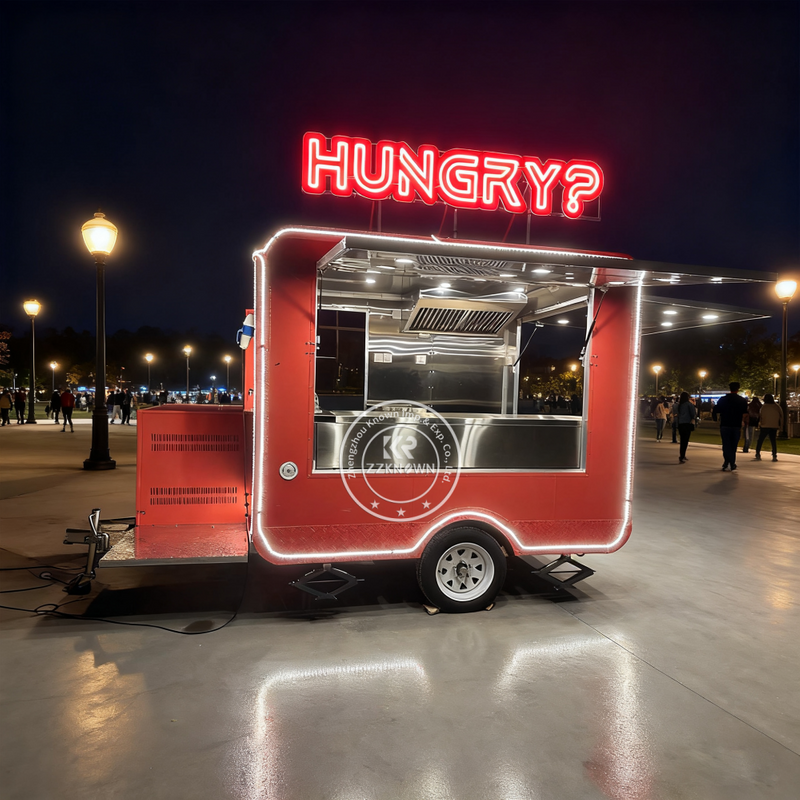 Custom Food Trailer Mobile Kitchen | DOT VIN CE Certified Manufacturer
