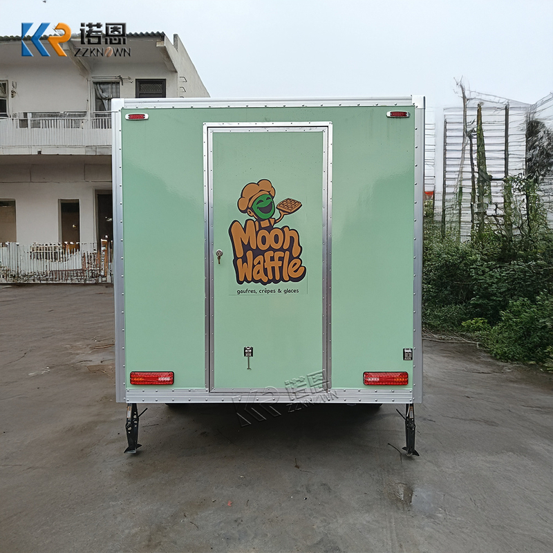 ​Commercial Fiberglass Waffle Truck for Sale | Custom Mobile Waffle Food Truck (EU Standard)