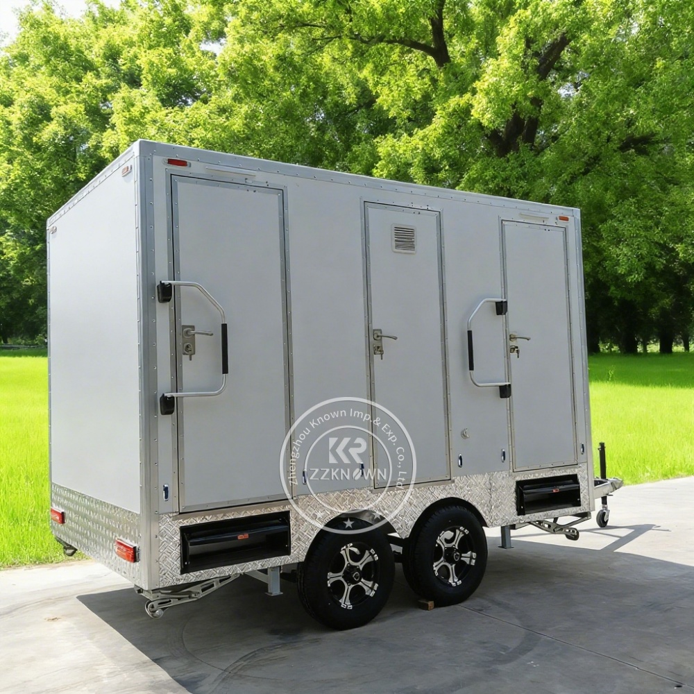 Product Description – 4 Room Mobile Toilet Trailer
