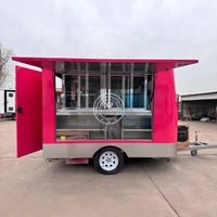High-Visibility Custom Mobile Kitchen New Design Mobile Food Truck Trailer
