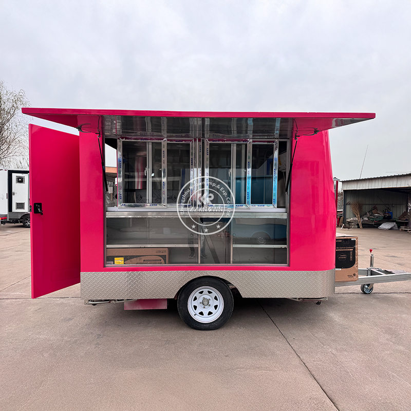 High-Visibility Custom Mobile Kitchen New Design Mobile Food Truck Trailer