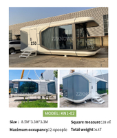 Space Capsule House Shipping Container Container House Extendable With Bathroom Office Pod Cabin