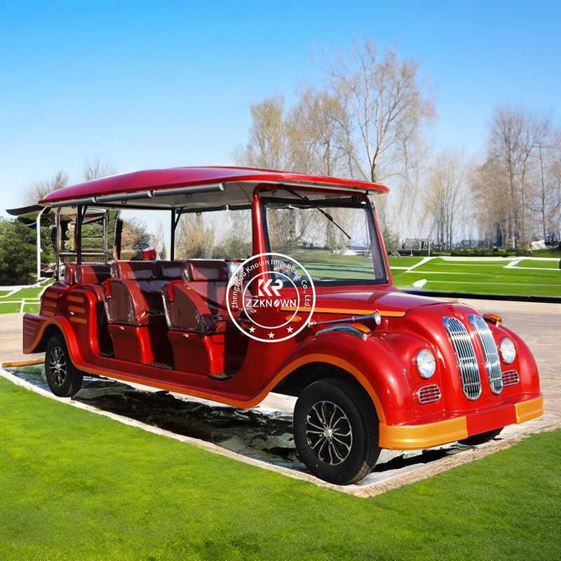 Custom Seats Powered electric Club Car Golf Cart 11 Seat Golf Buggy Vintage Car Sightseeing Car