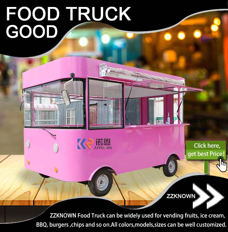KN-JJ350 Food Truck Electric Food Carts South Africa Mobile Food Truck Australian Standard