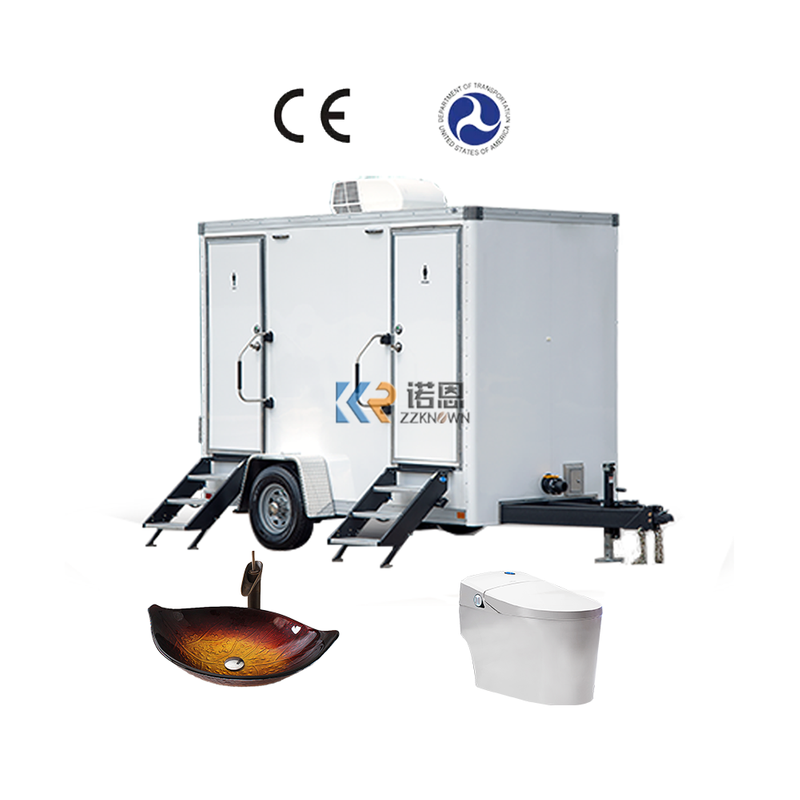 Handicap Accessible Portable Toilet Restroom Container Mobile Portable Toilet Trailer Portable Toilets for Sale