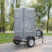 Prefabricated Toilet Public steel portable Toilet Mobile Bathroom With Shower Mobile Toilet Outdoor Bathroom WC Portable Toilet Trailer For Adults