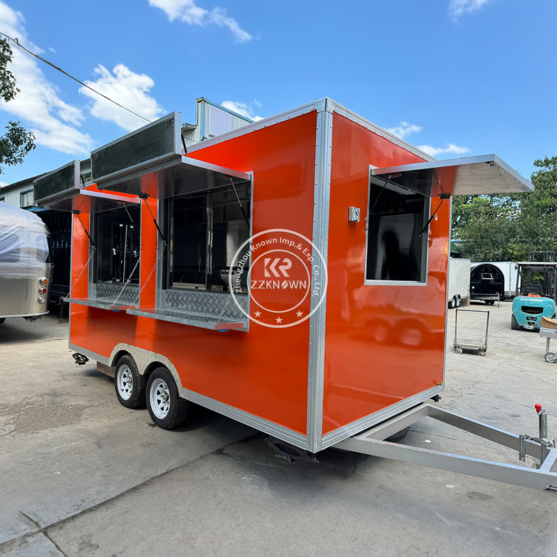 Customizable Food Truck for Catering And Events - 4.5m Model with Unique Bright Colors, Ready To Help You Stand Out in The Market!