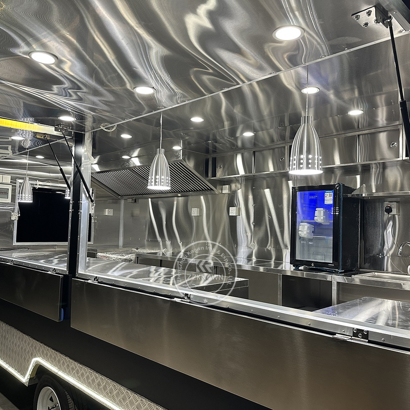 5M Hong Kong Style Food Trailer for Sale | Fully Equipped Mobile Kitchen UK