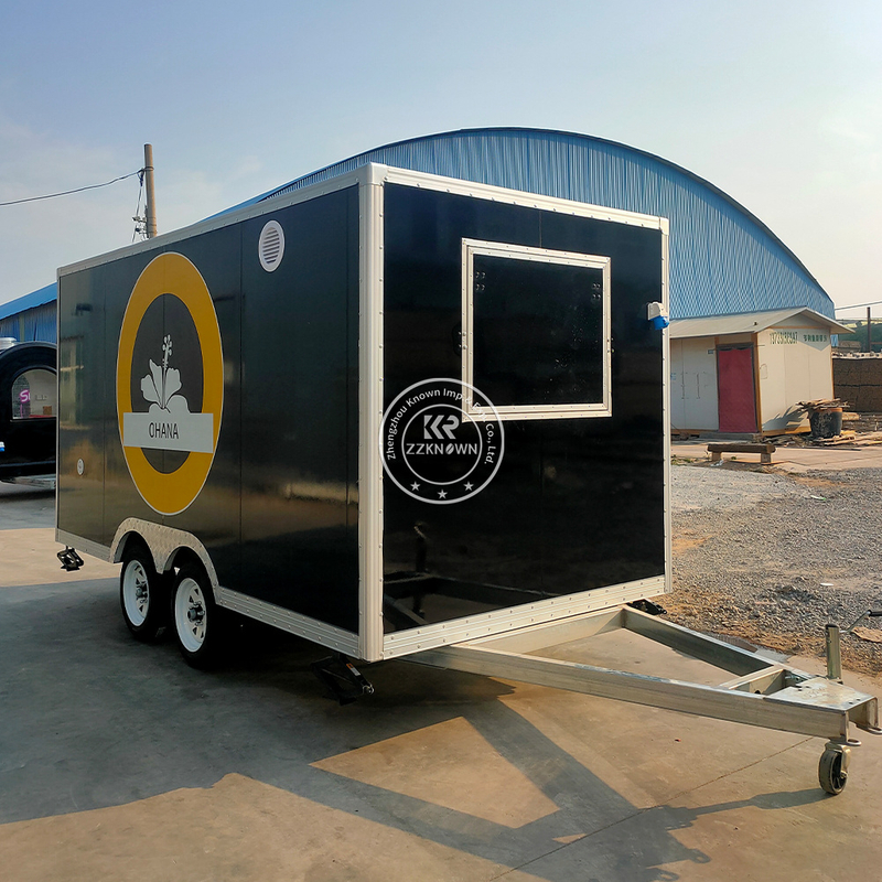 Mobile Fast Food Trailer for Burger, French Fry, Hot Dog | 13ft Food Trailer Manufacturer