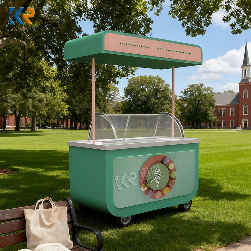 Freezer Ice Cream Cart Manufacturer | Custom Mobile Ice Cream Carts for Sale