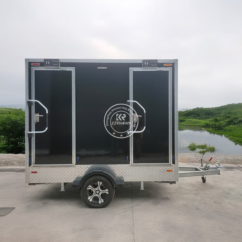2.9m Restroom Trailer for Events & Construction | Luxury Portable Restroom for Rent or Sale