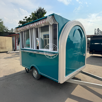 Small Food Trailer for Sale – 2.8m Fiberglass Snack Cart with Sink & Prep Table | ZZKNOWN