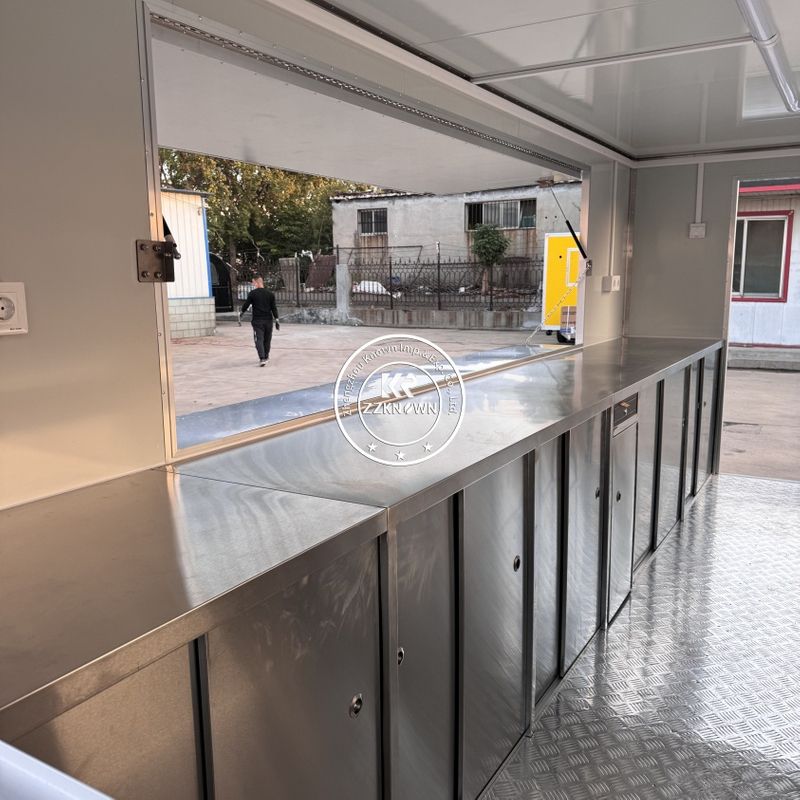 EU Standard 4.8m Towable Food Trailer for Sale | Custom Mobile Snack Cart