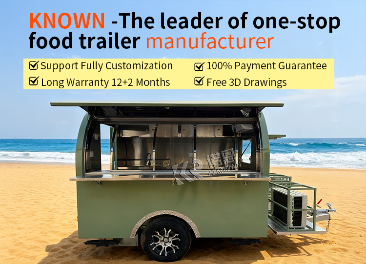 customizable mini food trailers for sale