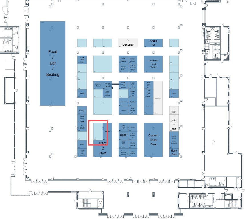 FTO Expo 2026 floor plan highlighting ZZKNOWN Booth 215