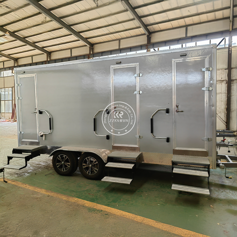 High-Capacity Portable Toilets Trailer - KN-500CS - Affordable and Durable