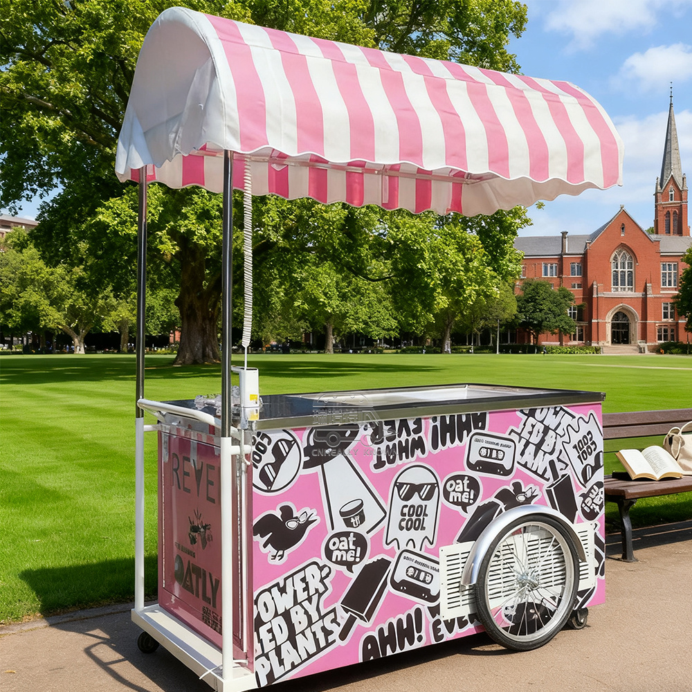 Fried Ice Cream Push Cart