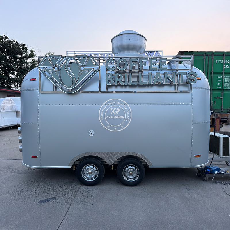 110V Aluminum Food Trailer with Canopy and Sink – U.S. Ready Mobile Unit
