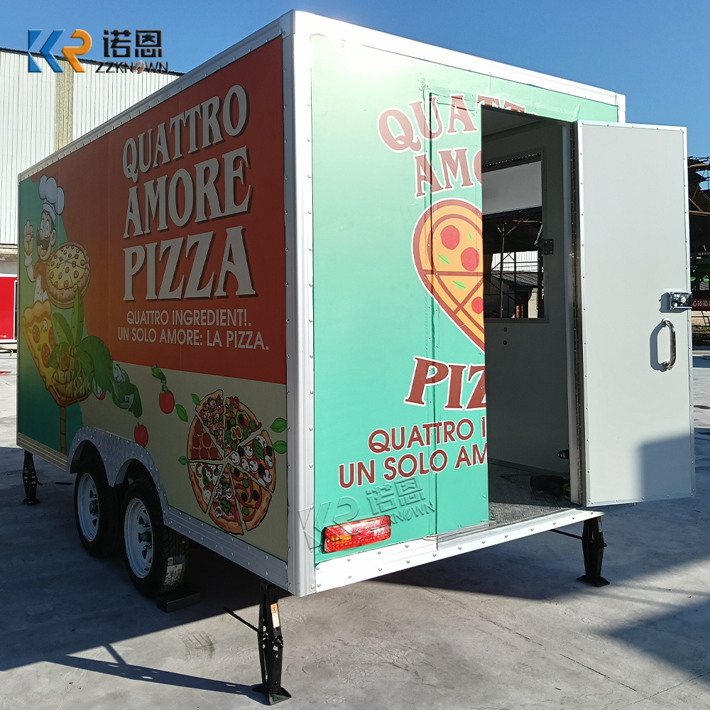 4M Commercial Pizza Food Trailer Mobile Pizza Kitchen