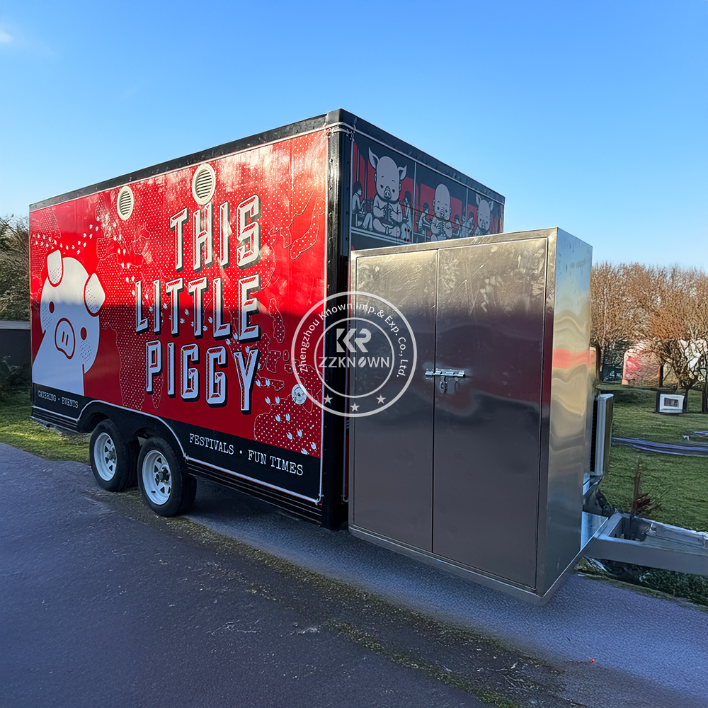 ​Food Trailer for Sale with Vent Hood And Fire Suppression: Why Europe's Smartest Food Entrepreneurs Are Upgrading To Hot Dog Concession Trailers