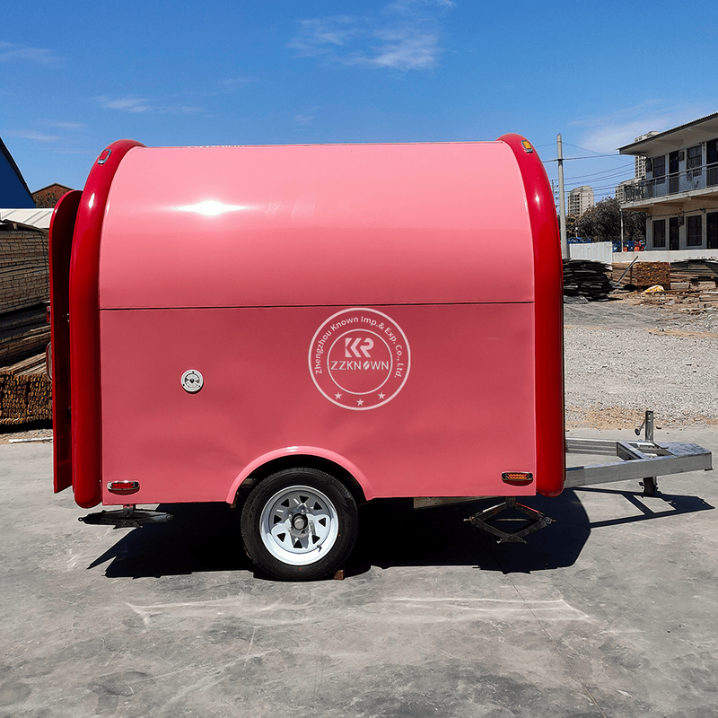 Custom KN-FR250W Snack Trailer for Sale | AU Standard Fiberglass Food Cart Manufacturer